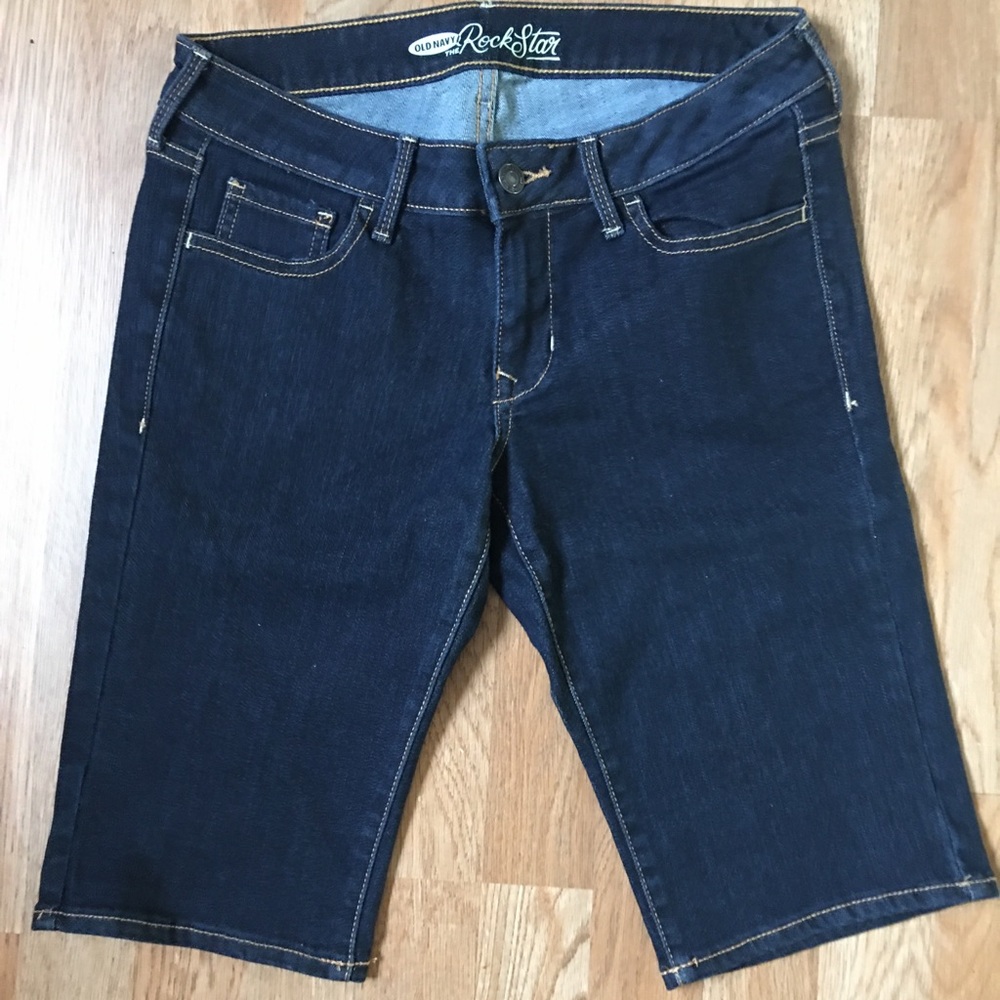 Old Navy RockStar Denim Bermuda Shorts
